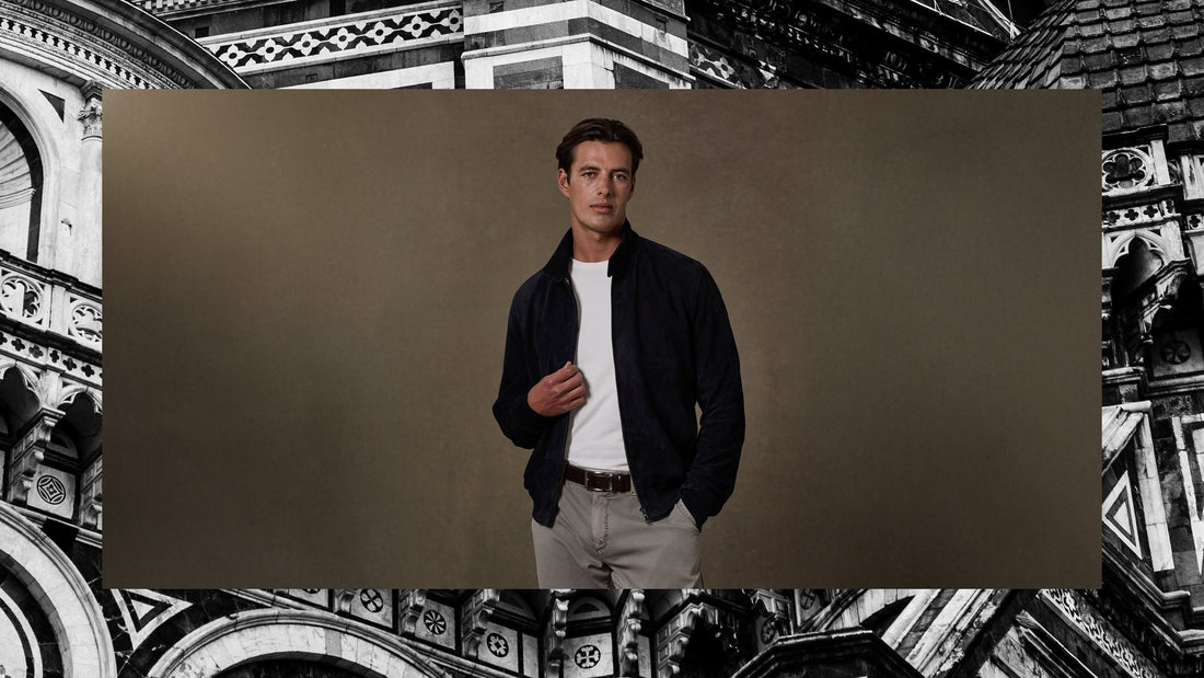 Raffinato Suede Jacket - Made In Italy, By Humans