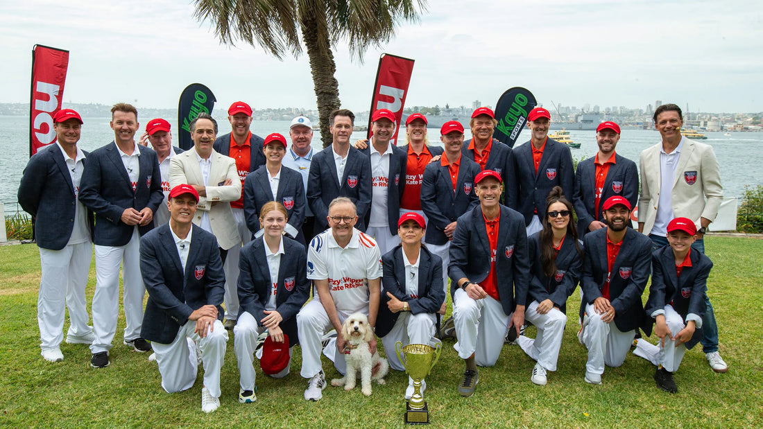 Match Report: Fitzy & Wippa with Kate Ritchie’s Backyard Cricket